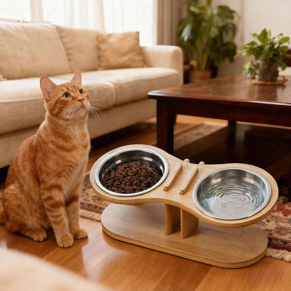Why the Adjustable Tilted Pet Stand With A Feeding Bowl is a Must-Have for Every Pet Owner