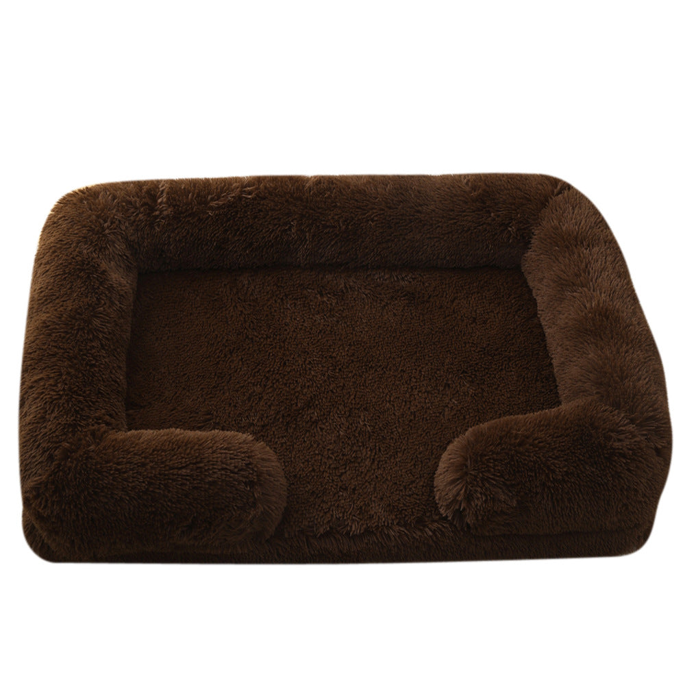 Discover the Ultimate Comfort for Your Furry Friend with the Doghouse Cathouse Plush Round Pet Bed