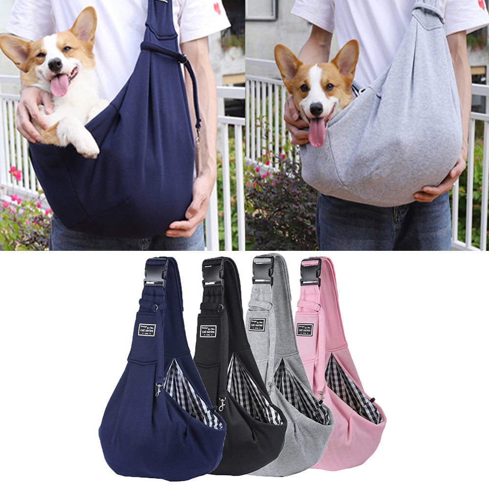Pet Portable Cotton Travel Carrier Shoulder Crossbody Bag Tote