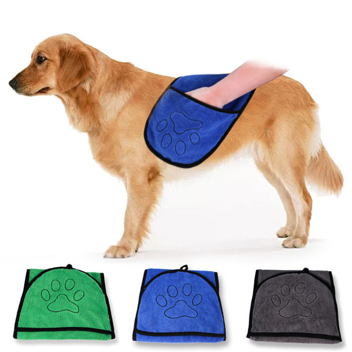 Pet Absorbent Quick Dry Bath Towel