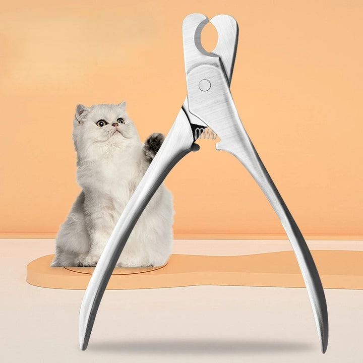 Professional Stainless Steel Pet Nail Clipper Safety Grooming Trimmer