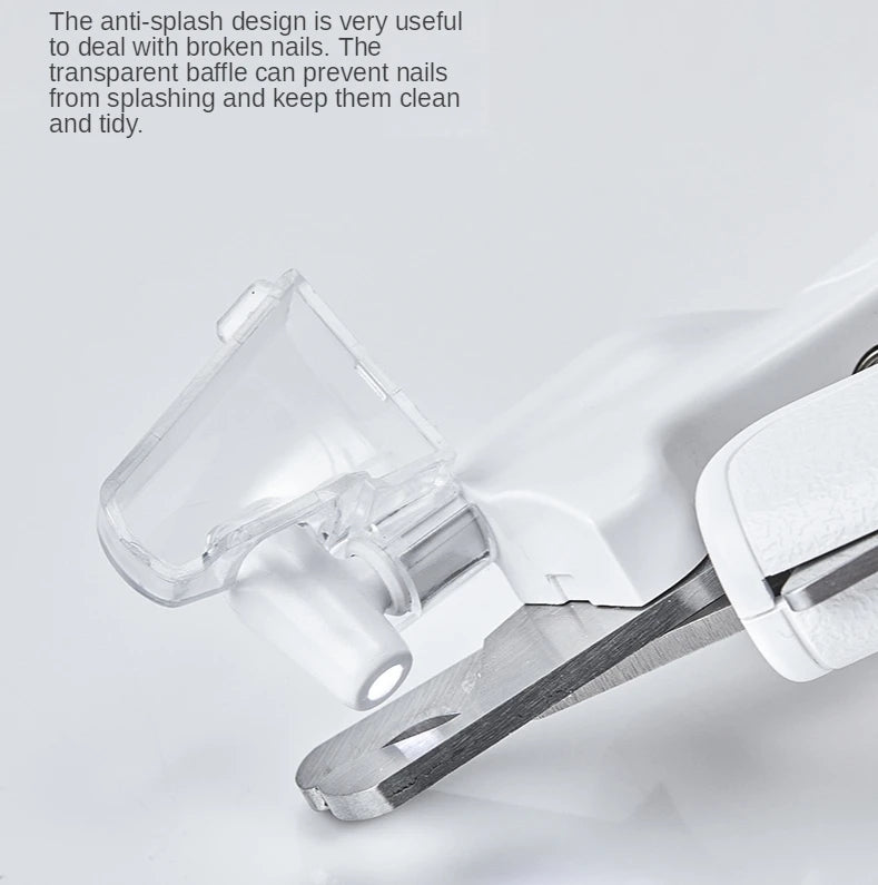 LED Light Pet Nail Clipper Scissors For Safe Grooming