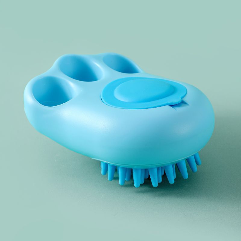Pet Bath Massage Comb Cleaning Grooming Brush Tool