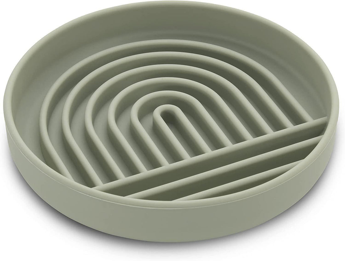 Fashion Slow Feeding Bowl Simple Pet Dining Dish