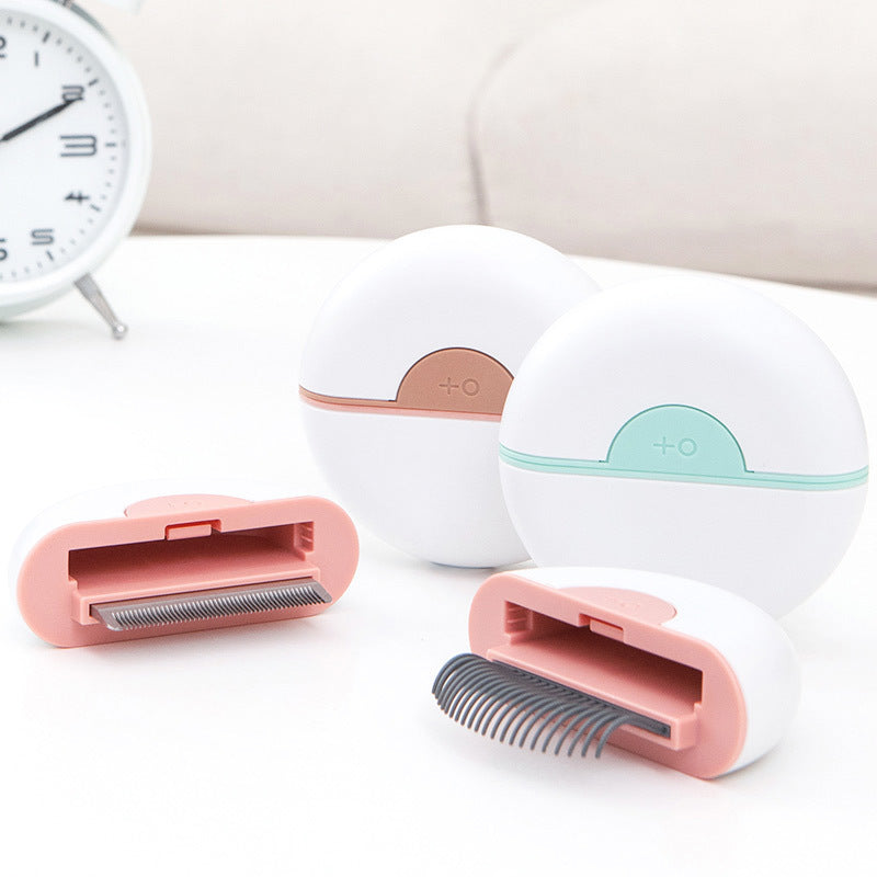 Steel Grooming Comb Stripping Detangling Pet Hair Brush