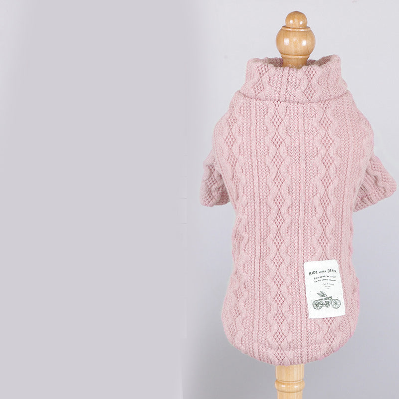Warm Knit Pet Sweater For Cold Weather