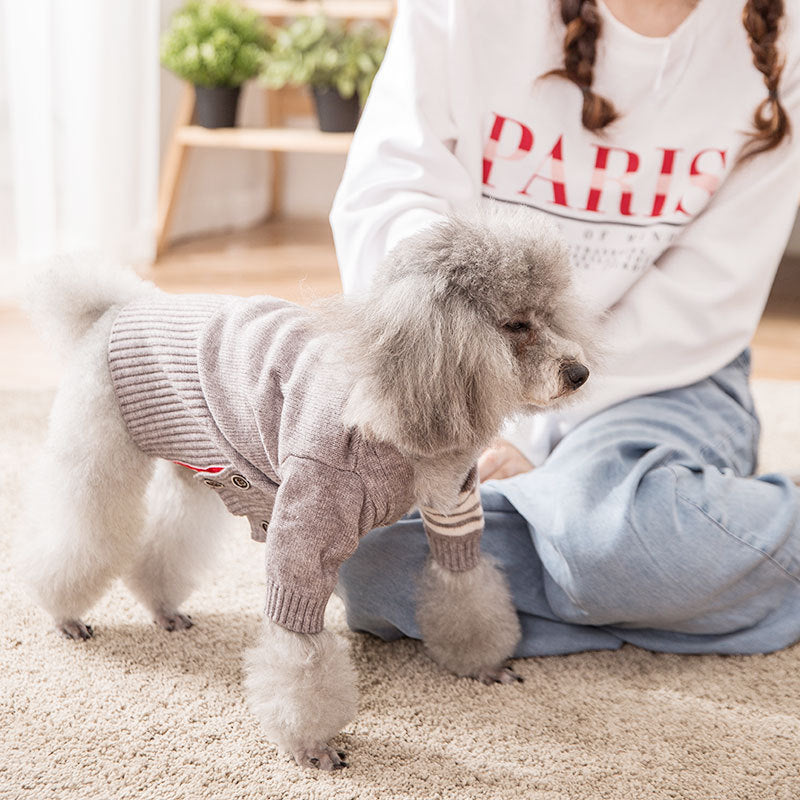 Pet Warm Sweater Coat Winter Clothing Apparel