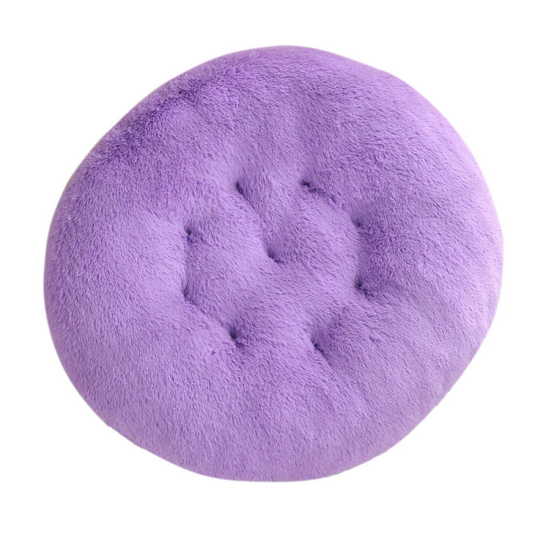 Pet Round Plush Warm Sleep Mat Bed House Cushion