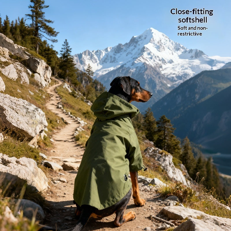 All Weather Tactical Pet Jacket For Autumn And Winter Outdoor Use