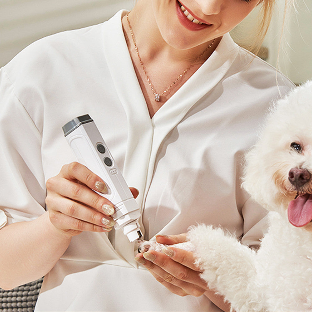High Power Automatic Pet Nail Trimmer With Dual Lamp