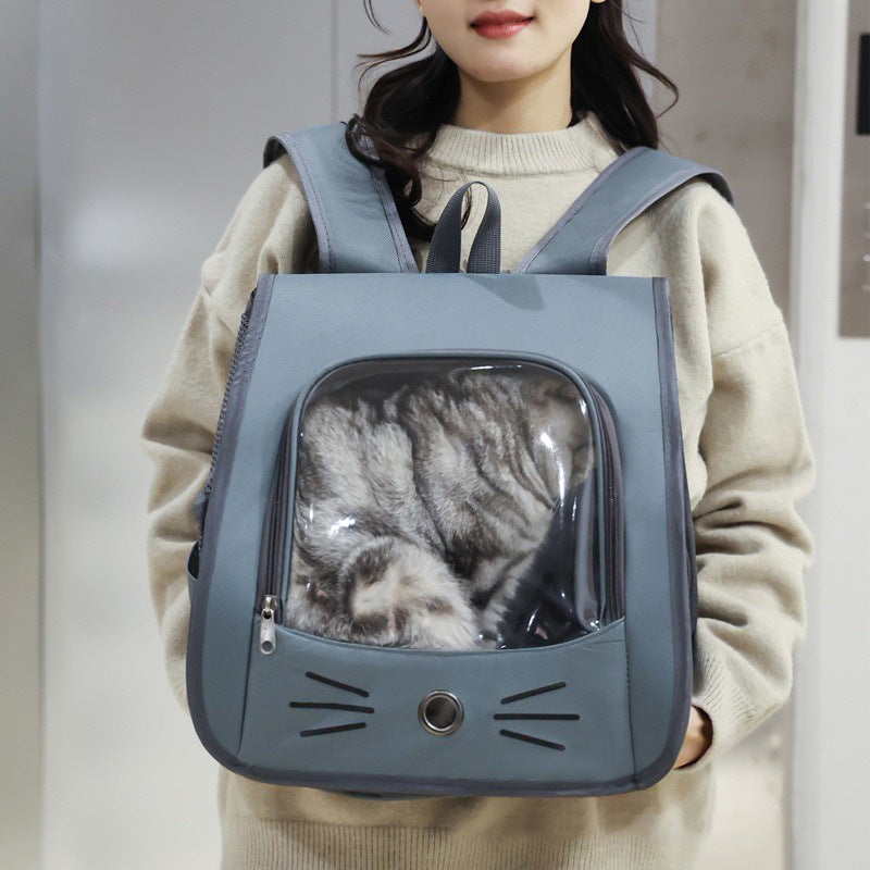 Pet Breathable Portable Outdoor Backpack Shoulder Carrier Bag