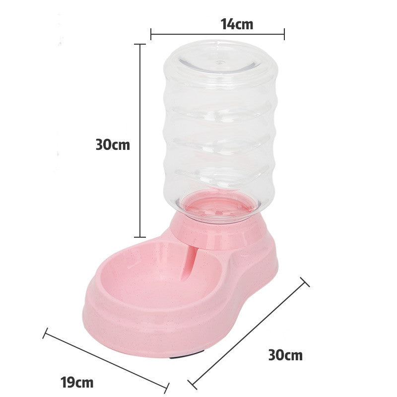 Automatic Pet Feeder Bowl With Water Fountain 1.8L Capacity