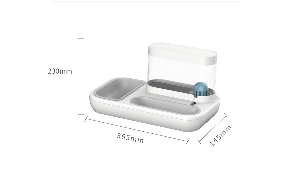 4 Style Automatic Pet Feeding Bowl And Water Fountain 1.5L Capacity