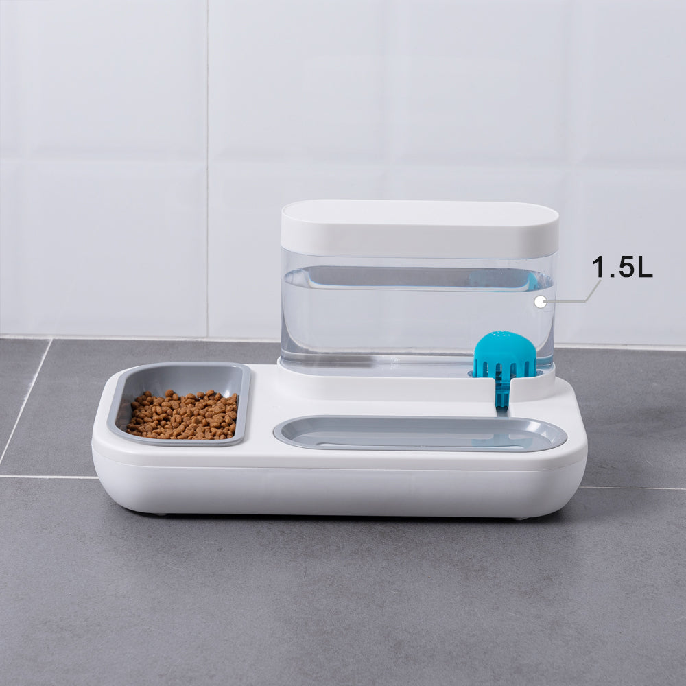 4 Style Automatic Pet Feeding Bowl And Water Fountain 1.5L Capacity