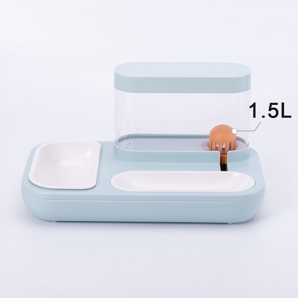 4 Style Automatic Pet Feeding Bowl And Water Fountain 1.5L Capacity