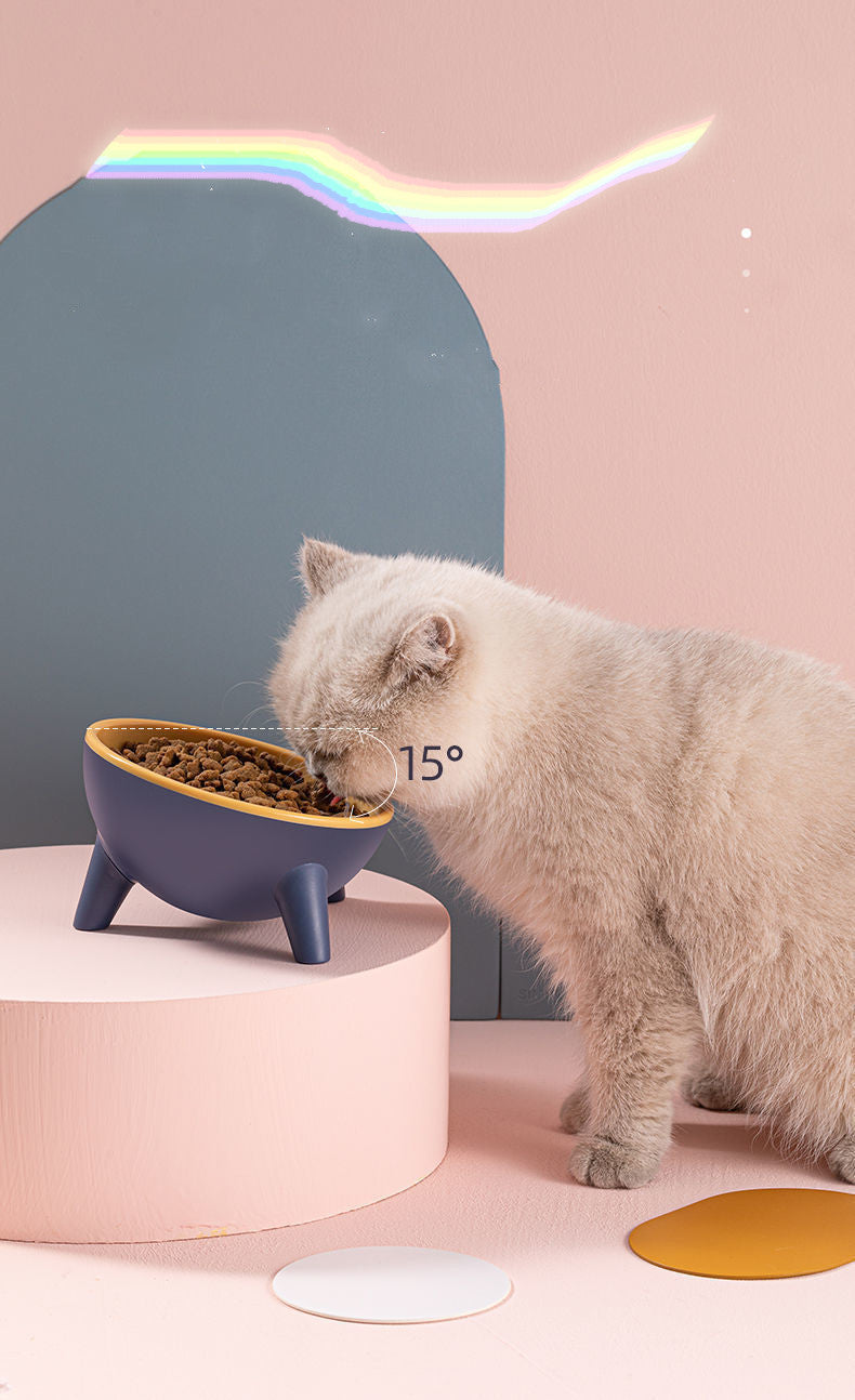 Nordic Style Elevated Stand Feeding Bowl Pet Dish