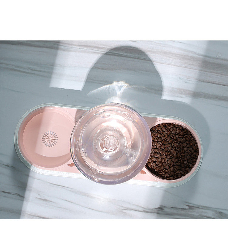 Automatic Pet Water Dispenser Feeding Bowl Plastic Drinker