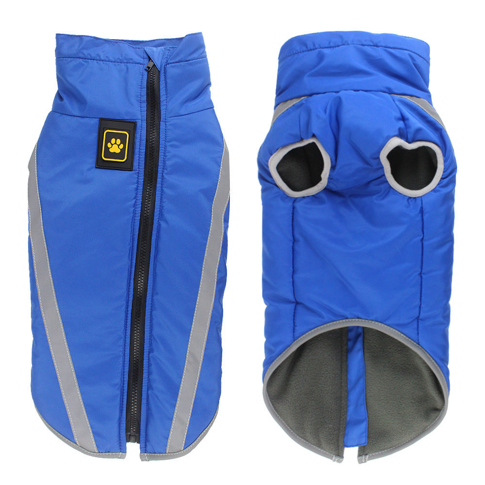 Reflective Padded Warm Pet Winter Jacket For Cold Weather