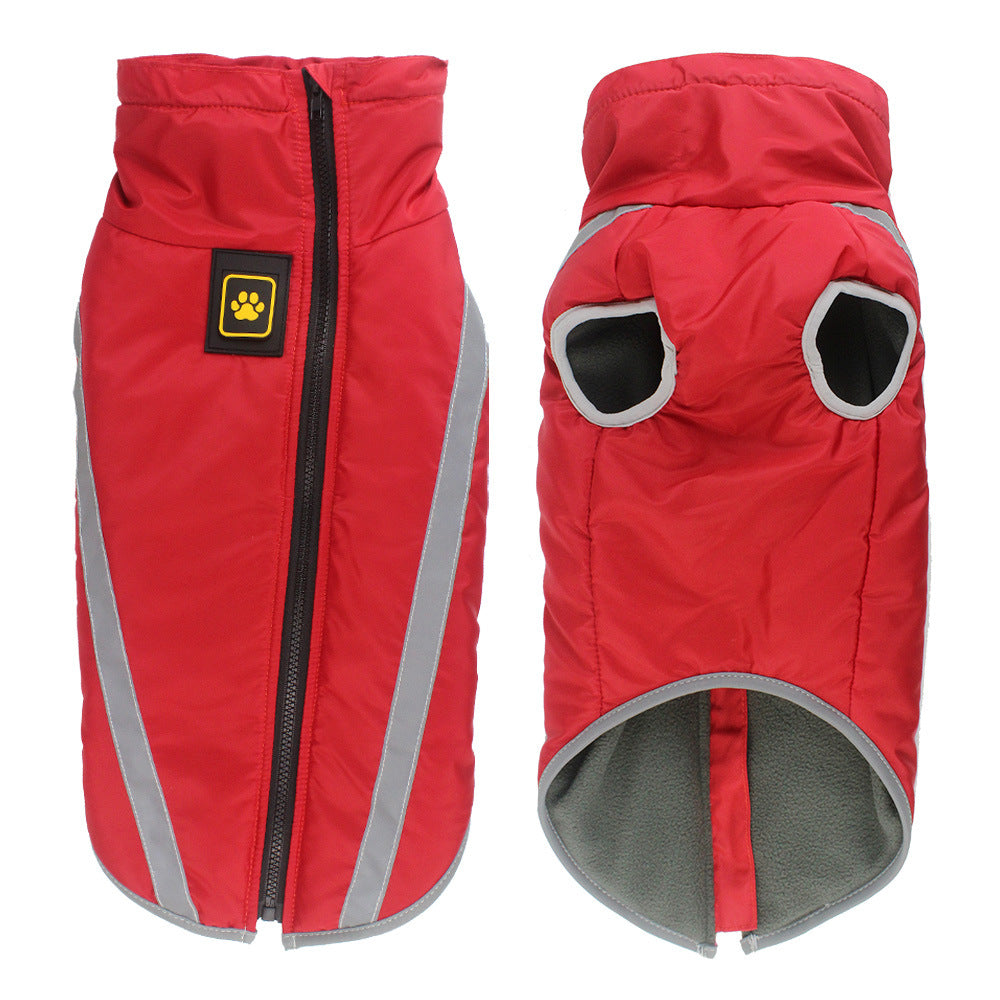 Reflective Padded Warm Pet Winter Jacket For Cold Weather