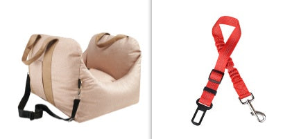 Pet Waterproof Portable Car Seat Carrier Safety Travel Basket