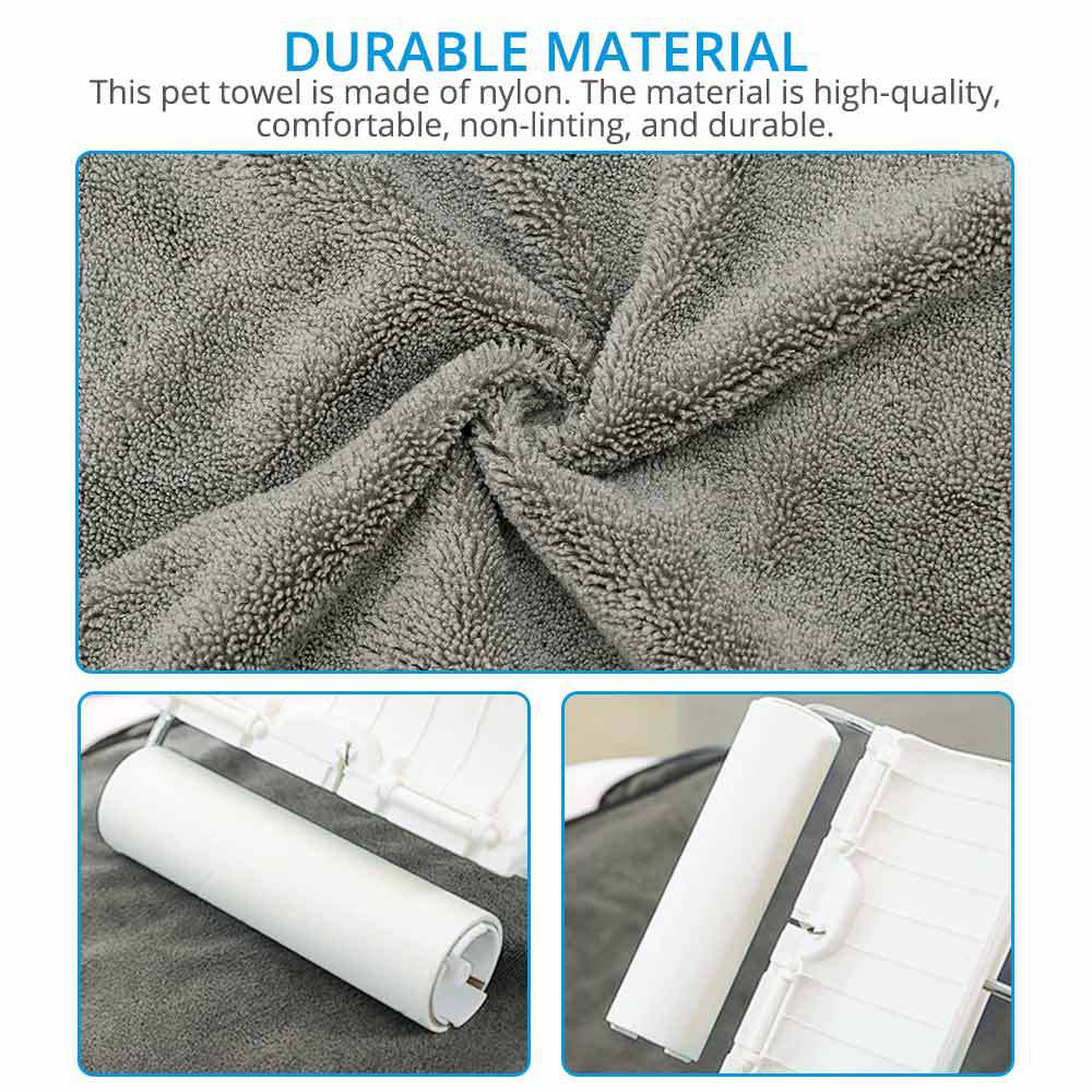 Pet Super Absorbent Bathrobe Bath Towel Large Size