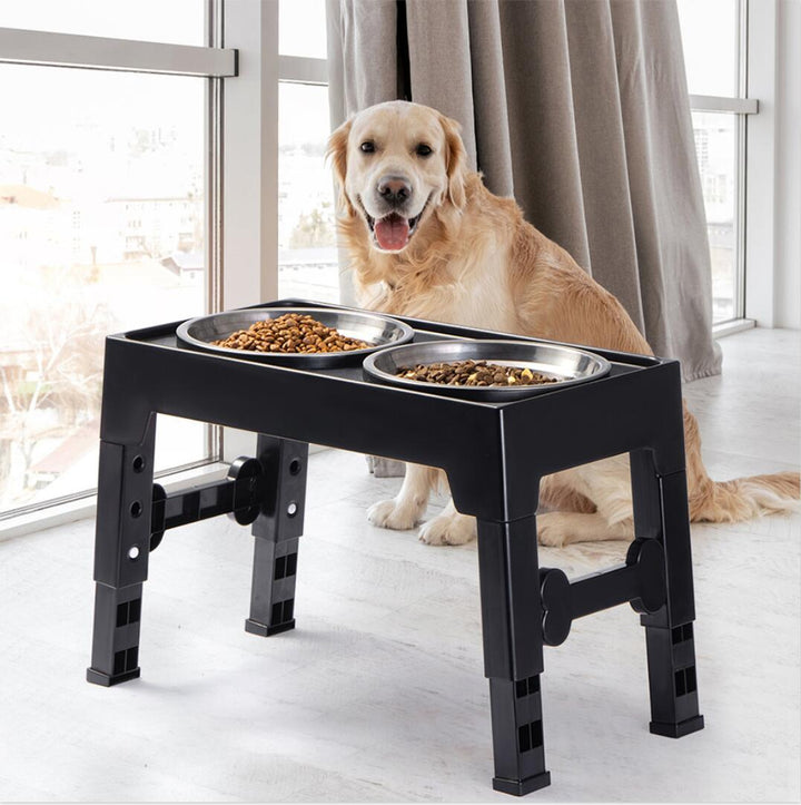 Elevated Anti Tumble Neck Support Feeding Bowl Pet Dish