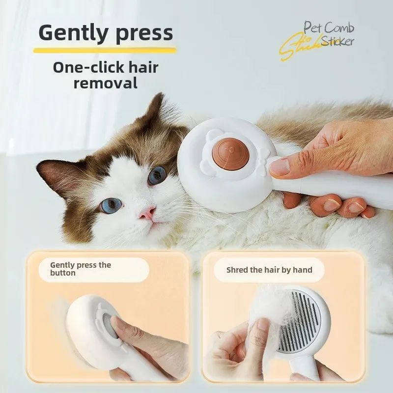 Rechargeable 2 In 1 Pet Nail Trimmer And Grooming Brush