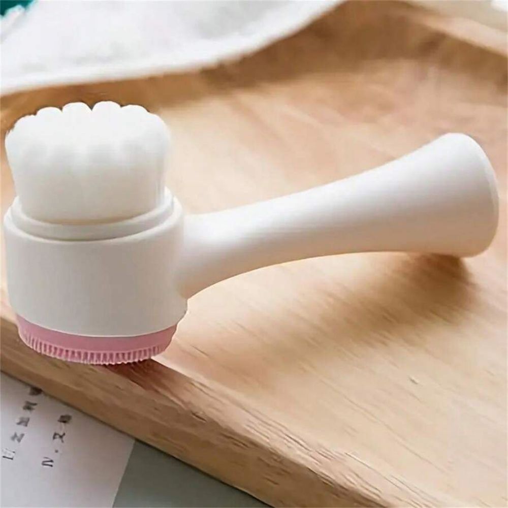 Easy Clean Nylon Paw Grooming Massage Pet Brush