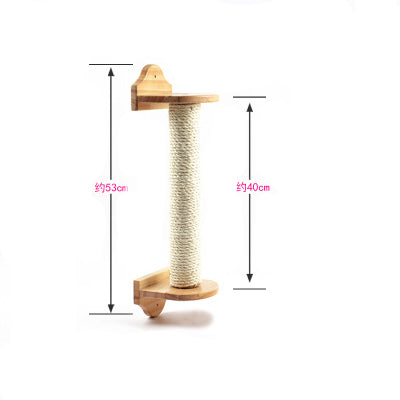 53Cm Scratch Column Climbing Frame Pet Play Toy