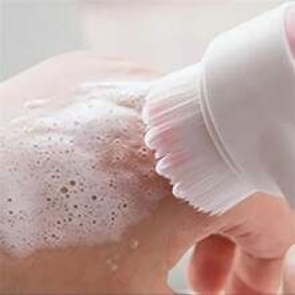 Easy Clean Nylon Paw Grooming Massage Pet Brush