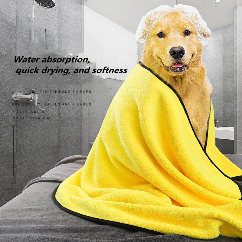 Pet Super Absorbent Quick Dry Microfiber Bath Towel