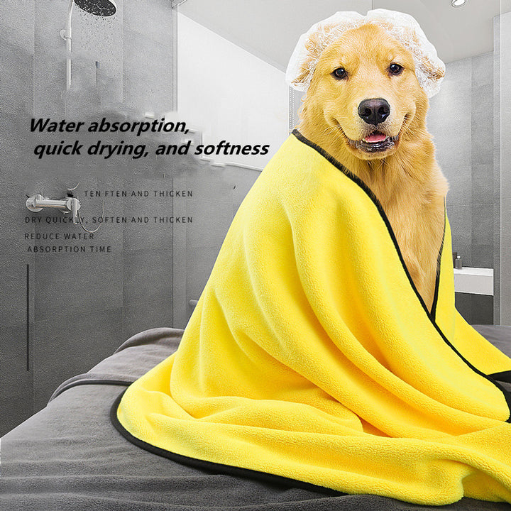 Pet Super Absorbent Quick Dry Microfiber Bath Towel