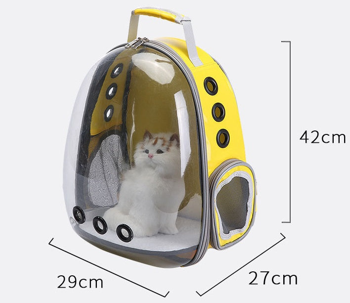 Pet Portable Bubble Backpack Carrier Space Capsule Design Rucksack
