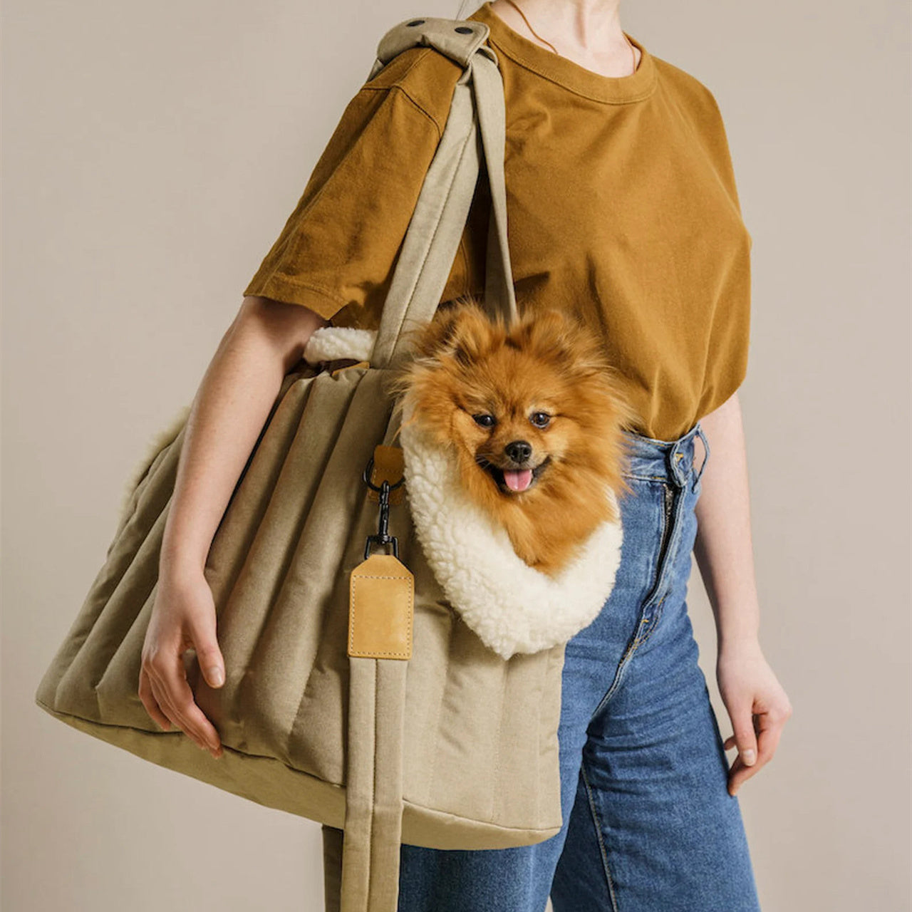 Pet Breathable Outdoor Hiking Travel Sling Carrier Bag