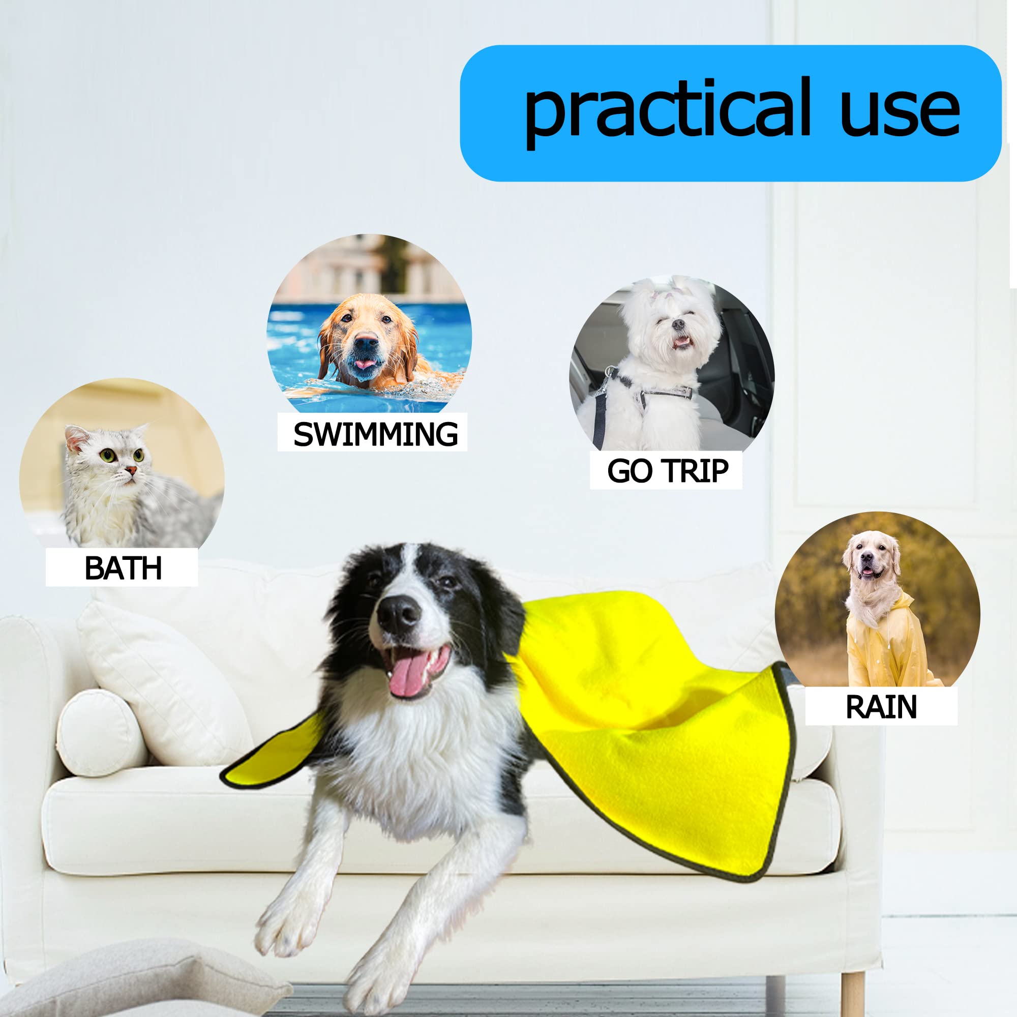 Pet Super Absorbent Quick Dry Microfiber Bath Towel