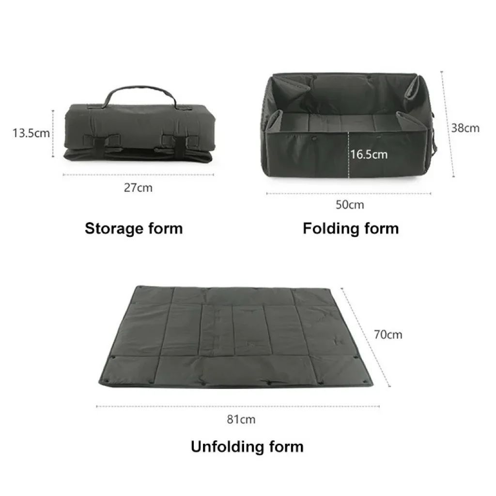 Pet Portable Travel Bed Carrier Mat Cushion Collapsible Kennel
