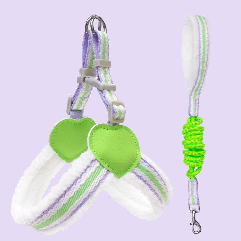 Breathable Chest Vest Adjustable Pet Walking Leash Harness