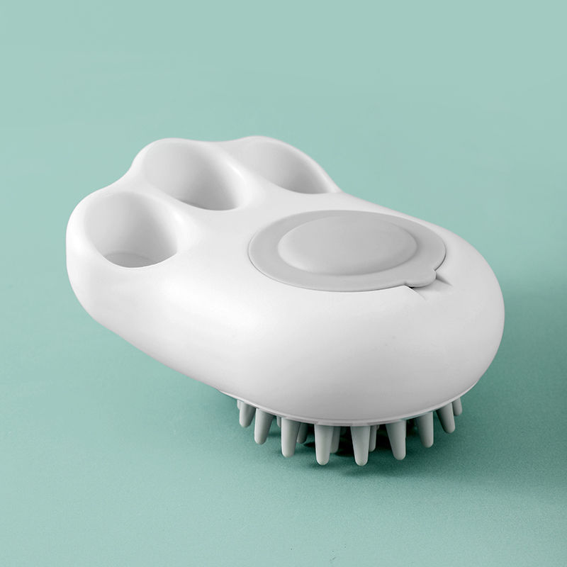 Pet Bath Massage Comb Cleaning Grooming Brush Tool