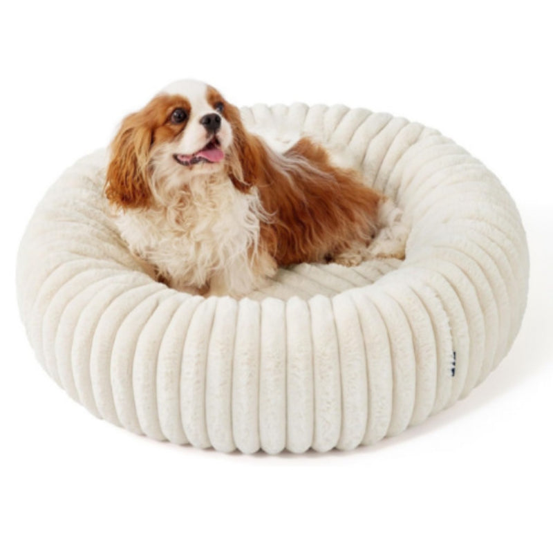 Pet High Gram Plush Round Winter Warm Bed Mat