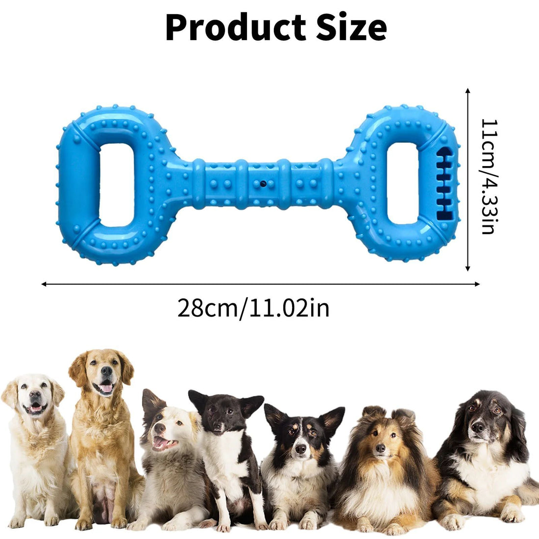 Long Lasting Interactive Chew Bone Tug Band Pet Toy