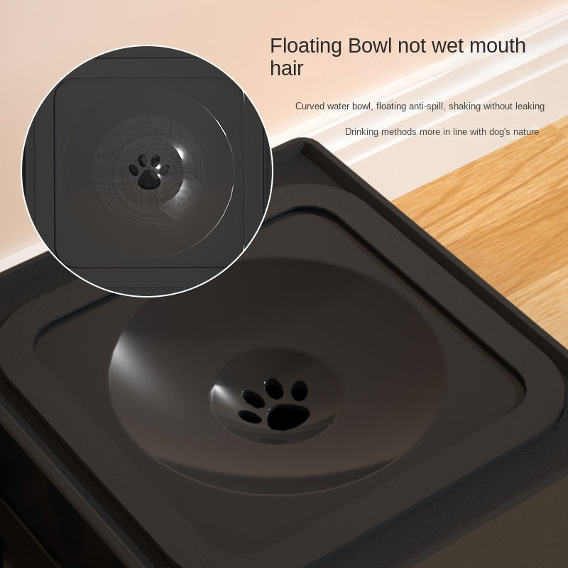 Adjustable Height Pet Double Bowl Stainless Stand Feeder