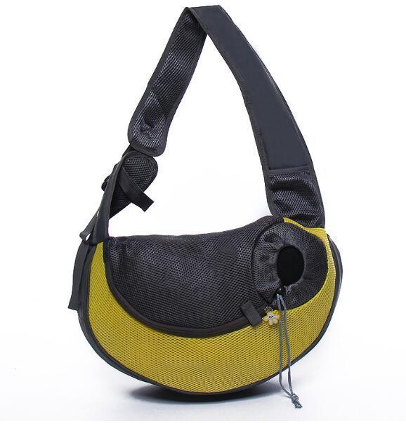 Mesh Oxford Pet Carrier Sling Bag For Outdoor Travel