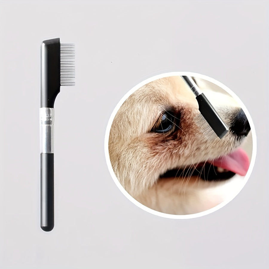 Soft Pet Eye Grooming Brush With Comb Tear Stain Remover