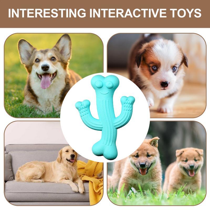 Durable Cactus Pet Chew Toy For Interactive Play