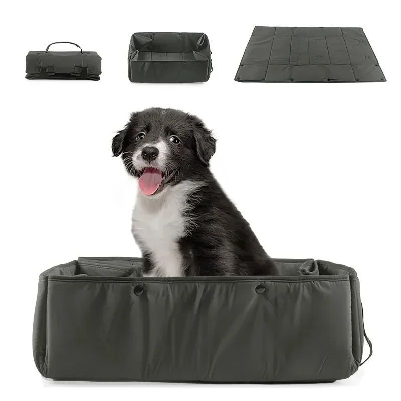 Pet Portable Travel Bed Carrier Mat Cushion Collapsible Kennel