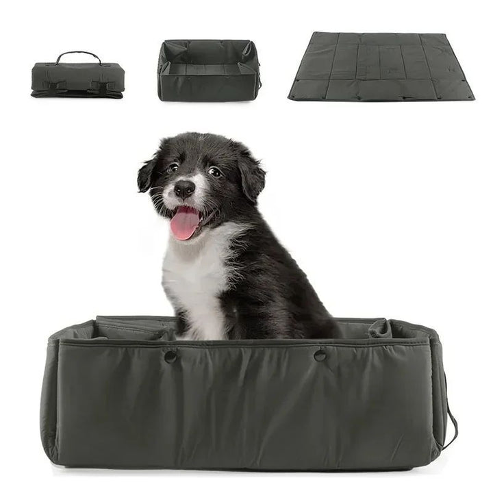Pet Portable Travel Bed Carrier Mat Cushion Collapsible Kennel