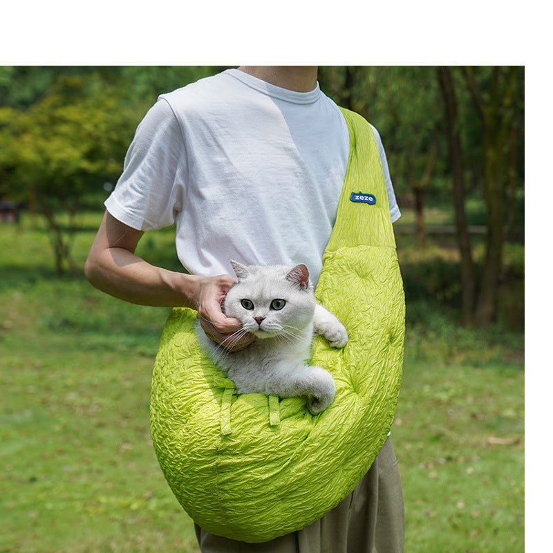 Pet Portable Shoulder Diagonal Carrier Bag Warm Travel Sling