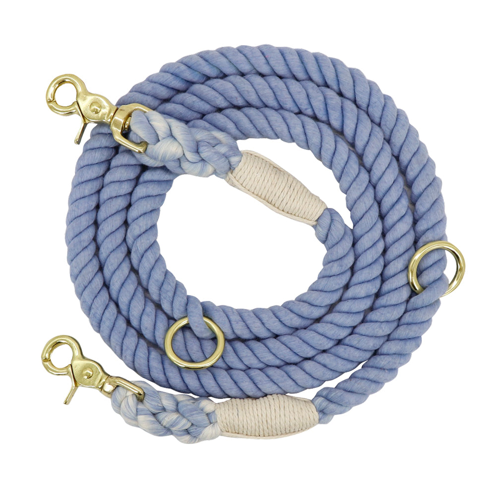 Pet Gradient Collar Leash Metal Chain Training Walking Rope