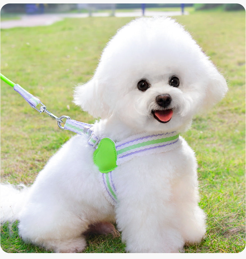 Breathable Chest Vest Adjustable Pet Walking Leash Harness