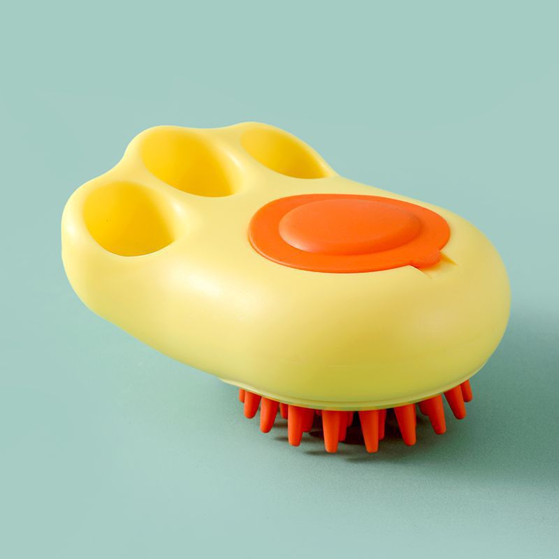 Pet Bath Massage Comb Cleaning Grooming Brush Tool